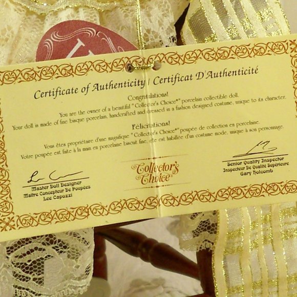 Collector"s Choice *Doll In Chair - Picture 5 of 7